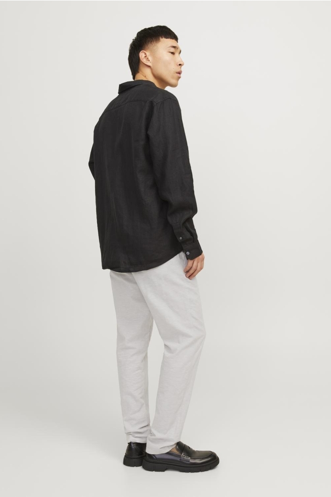 JPSTACE SUMMER LINEN BLEND CHINO PA 12248604 CROCKERY/MELANGE